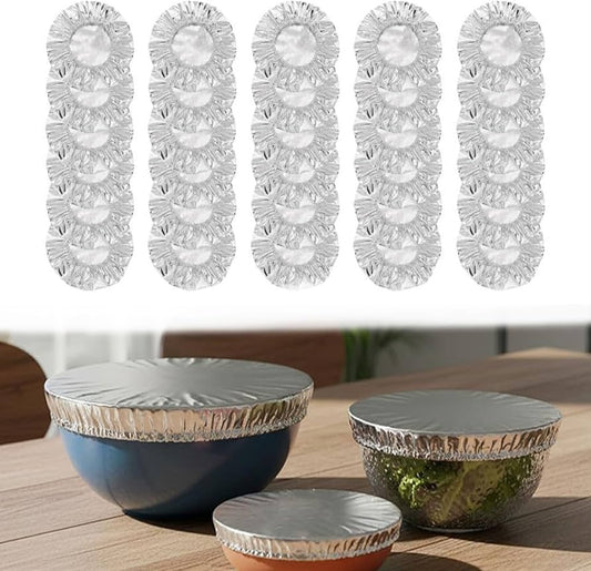 Reusable Aluminum Foil Food Cover (40 Pack)