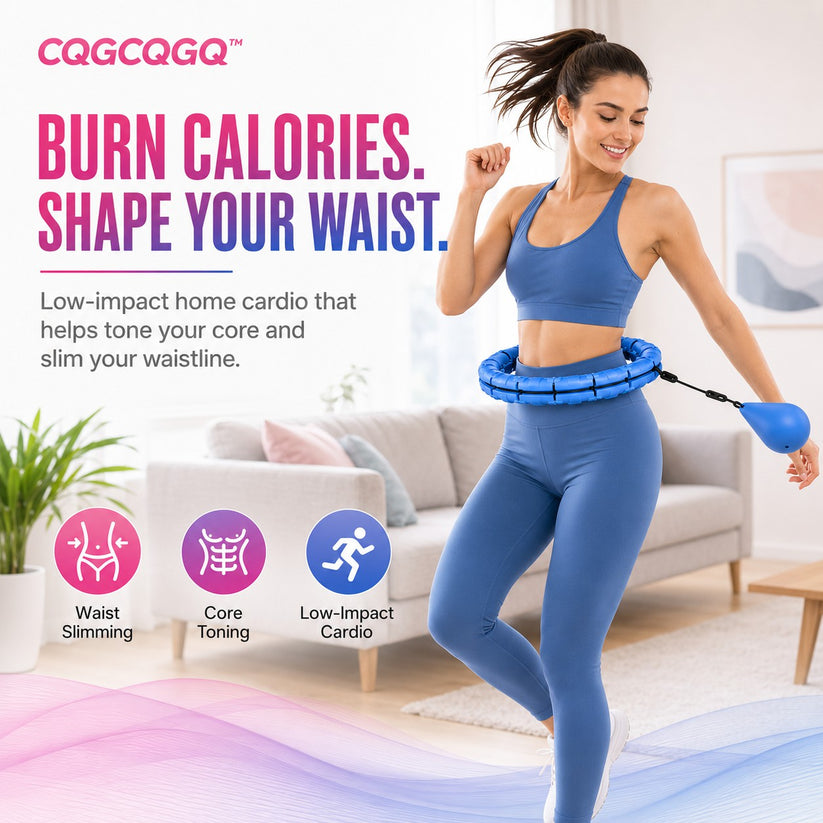 CQGCQGQ burn calories shape your waist low impact home cardio