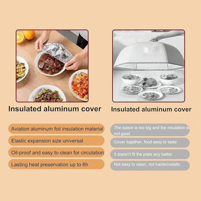 Reusable Aluminum Foil Food Cover (40 Pack)