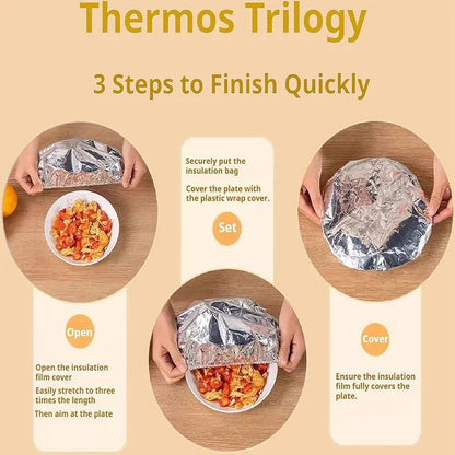 Reusable Aluminum Foil Food Cover (40 Pack)