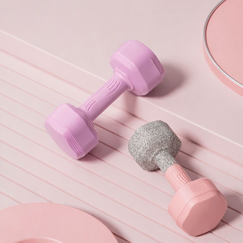 Hexagonal Fitness Dumbbells