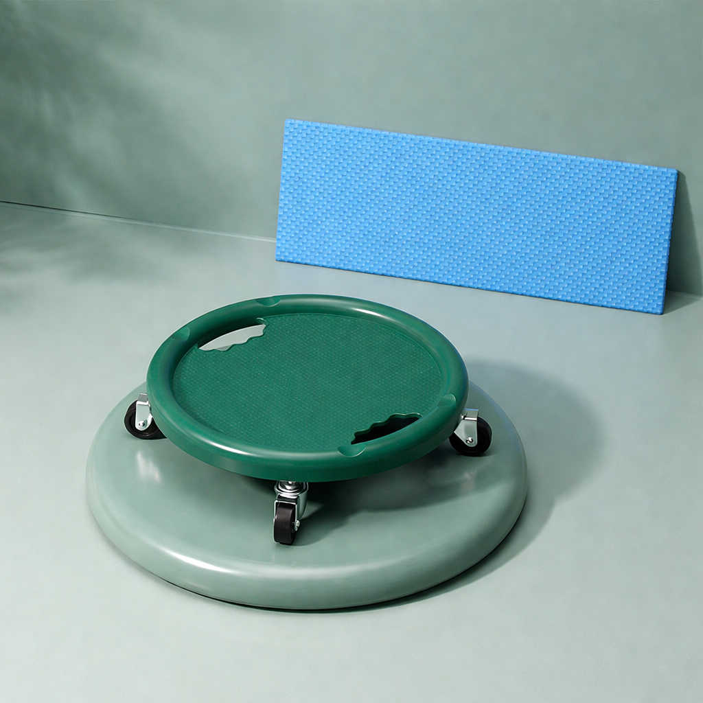 4-Wheel Abdominal Glider Plate