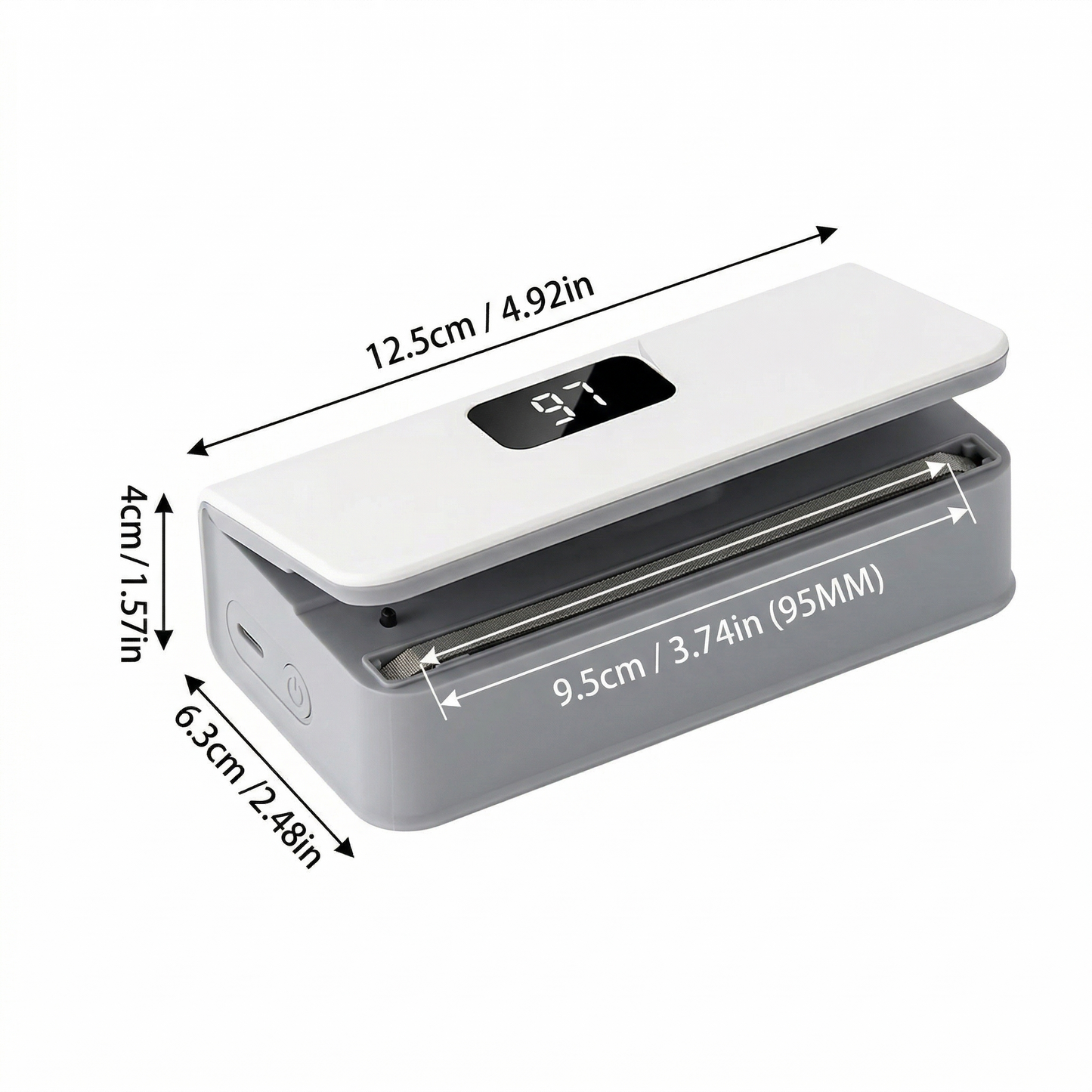 Smart Rechargeable Bag Sealer | Keep Snacks Fresh Instantly