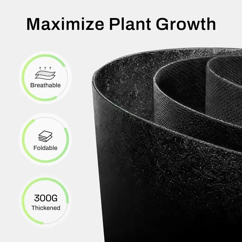 🌱Tuffwarppedtm™ 5 Gallon Grow Bags – Heavy Duty Aeration Fabric Pots with Handles for Vegetables, Flowers & Fruits