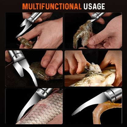 5-in-1 Professional Seafood Peeler & Deveiner Tool
