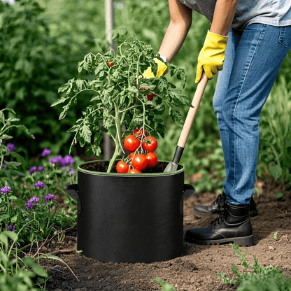 🌱Tuffwarppedtm™ 5 Gallon Grow Bags – Heavy Duty Aeration Fabric Pots with Handles for Vegetables, Flowers & Fruits