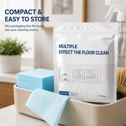 🔥Multi-Surface Floor Cleaning Sheets | Antibacterial & Streak-Free (30-Pack)